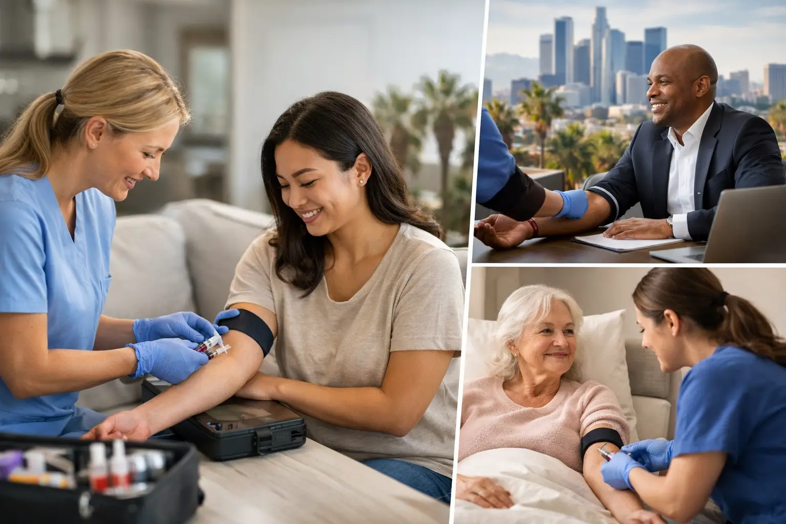 Blood Draw Los Angeles at Home, Work, or Care