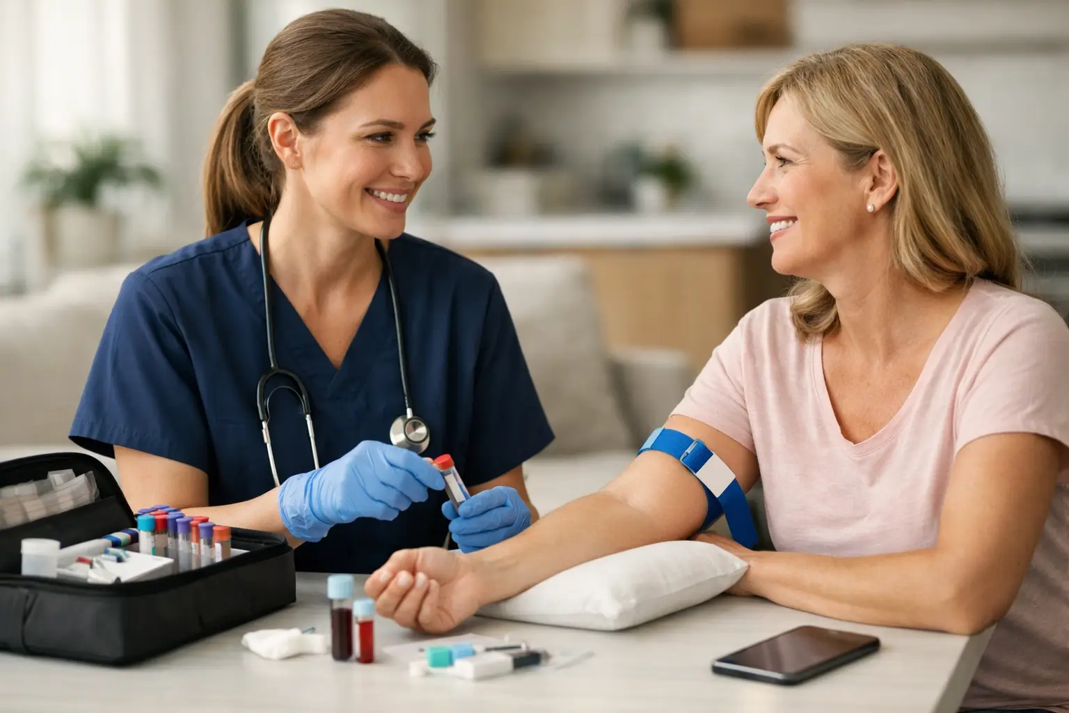HIPAA Compliant Mobile Phlebotomy at Home